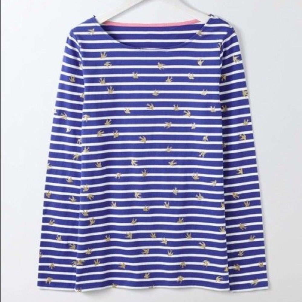 Boden Make a Statement Long Sleeved Breton